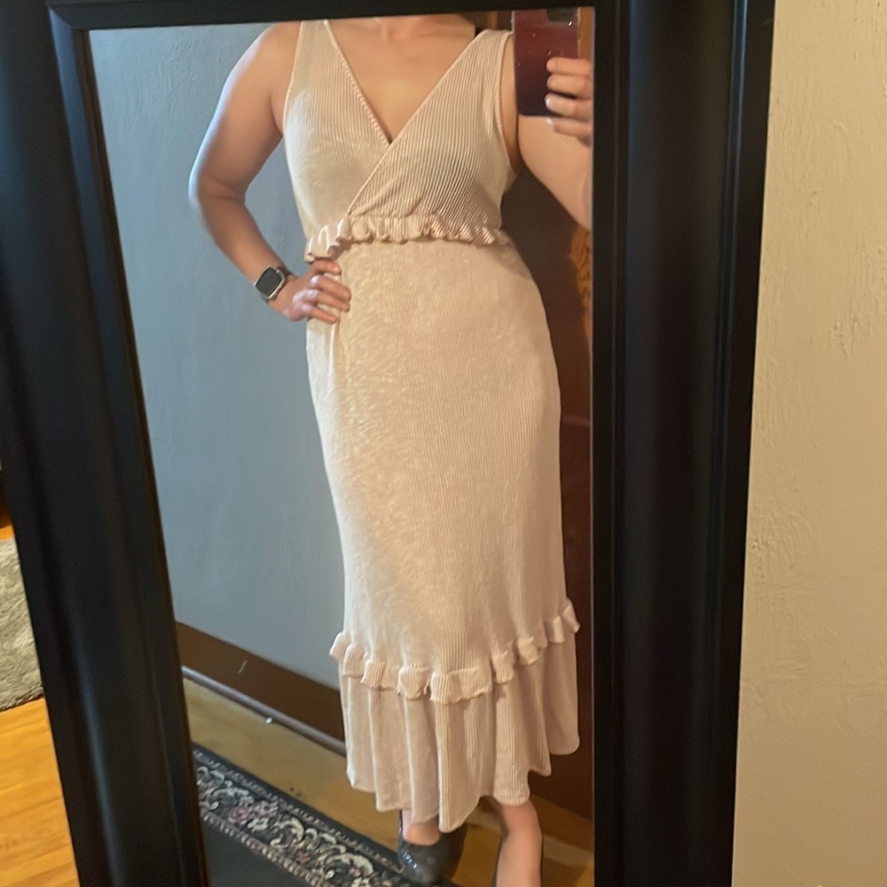 Long dress caution to the wind